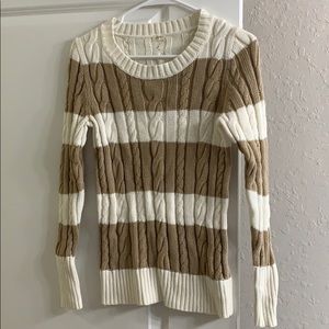 J. Crew cable knit sweater